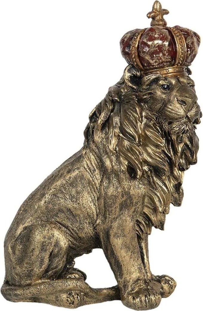 Socha krále lva ve vintage stylu od značky Clayre & Eef