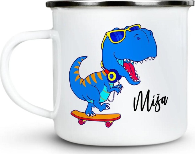 Ahome Dětský plecháček se jménem Míša 300 ml