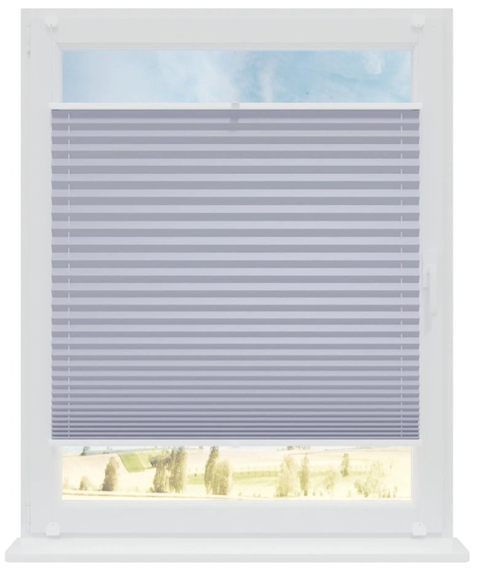 Plisa Termoizolační plisovaná roleta Grey Silver 47 cm x volitelná výška