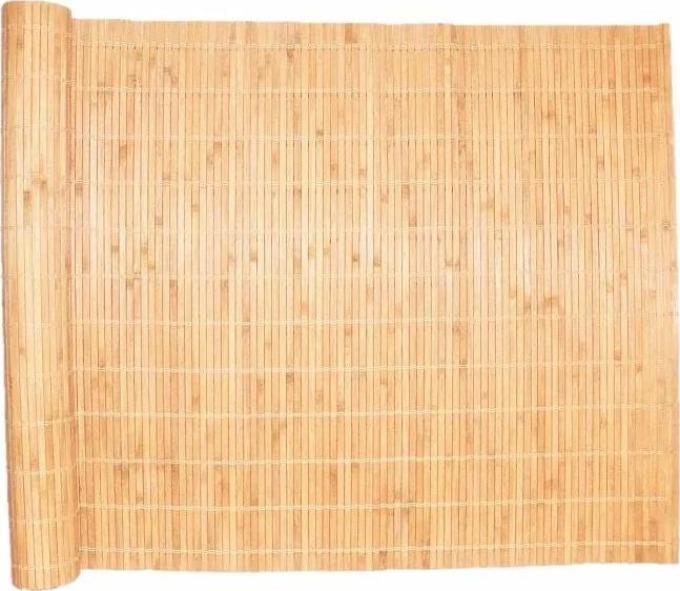 Bambusová rohož přírodní barvy pro postel o rozměru 150x200 cm