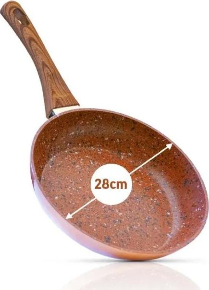 Mediashop Pánev Copper &amp; Stone Pan - 28 cm - Livington