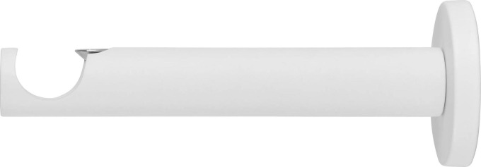 Kvalitní držák rovný 19 mm bílá matná pro moderní zařízení