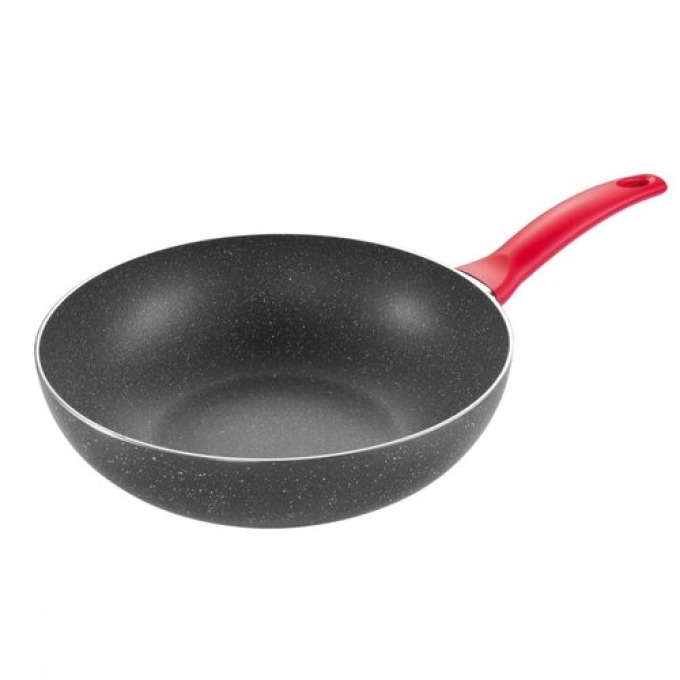 Tescoma Wok Manico Rosso 28 cm, červená