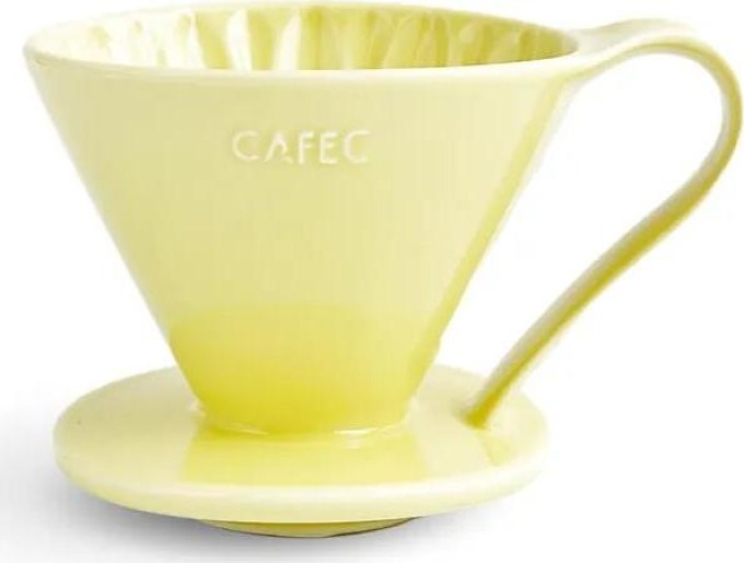 Cafec Arita Ware Flower dripper 4 - žlutý