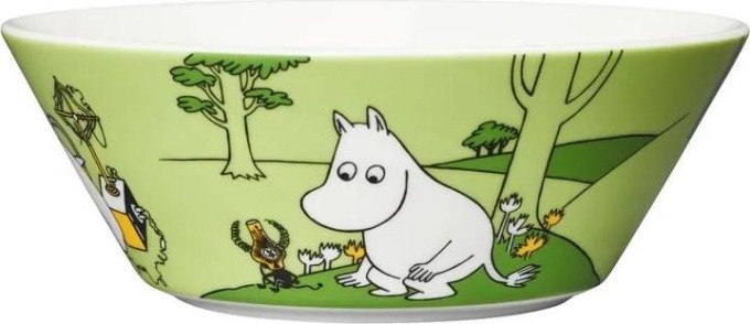 Miska Moomintroll 15cm, zelená