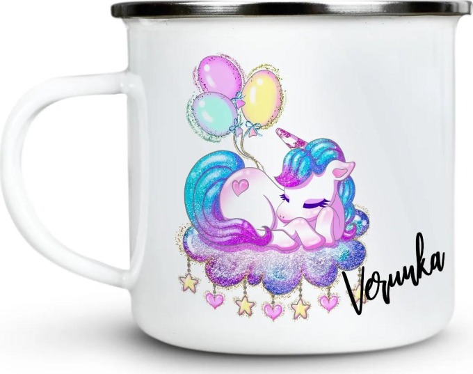 Ahome Dětský plecháček se jménem Verunka 300 ml