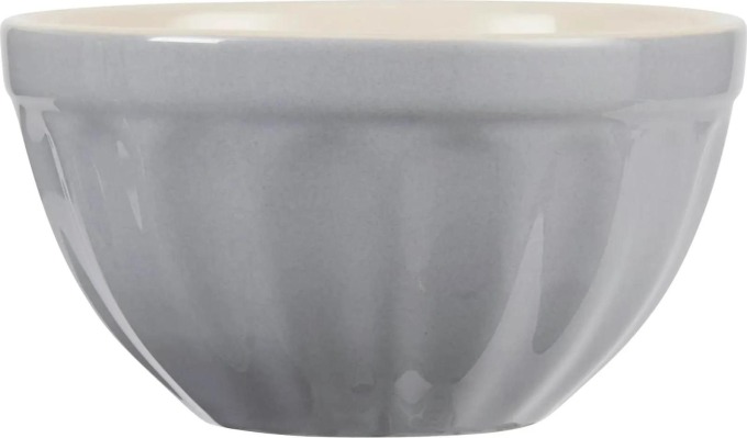 IB LAURSEN Miska na müsli Mynte French Grey, šedá barva, keramika