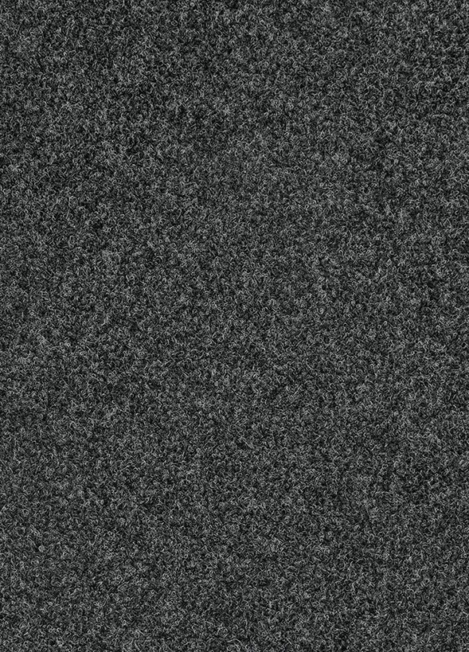 Metrážový koberec s šířkou role 400 cm v elegantní černé barvě s decentním žíháním barevných a světlých vláken