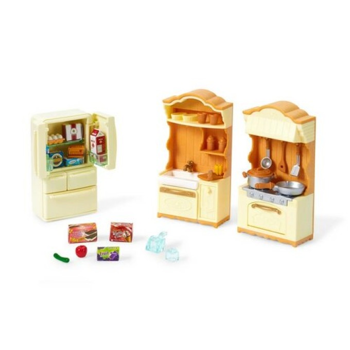 Sylvanian Families set - kuchyňská linka s ledničkou