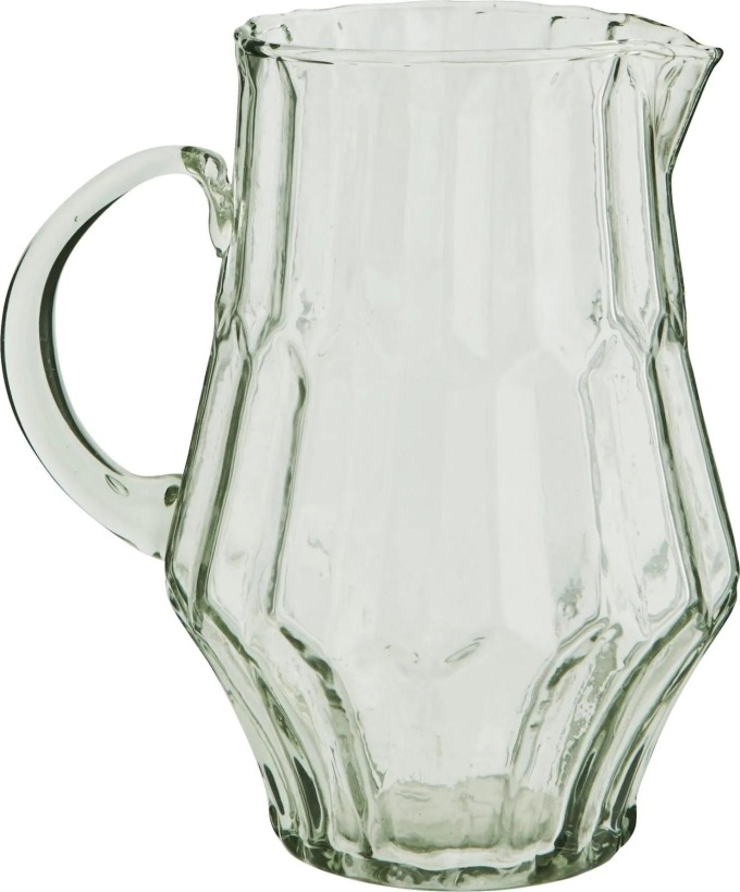 MADAM STOLTZ Skleněný džbán Clear Glass 1 l, čirá barva, sklo