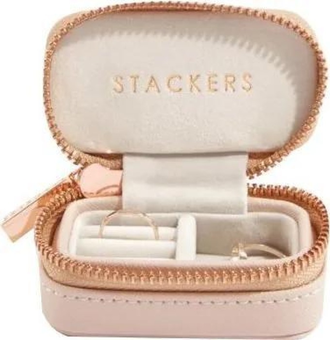 Cestovní krabička na šperky Travel Mini Stackers blush pink