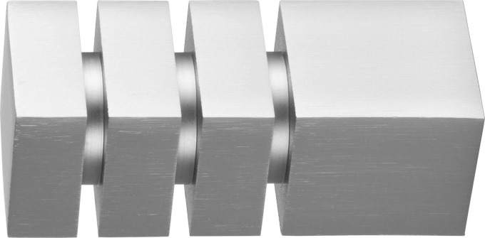 Dekodum Koncovky garnýží Nordic matný chrom 19 mm - 2 ks