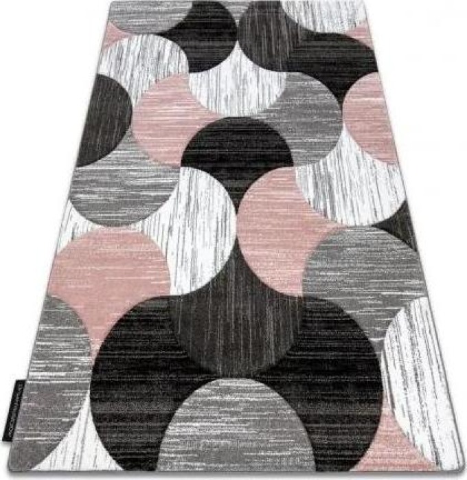 koberec ALTER Geo mušle růžový velikost 240x330 cm | krásné koberce cz