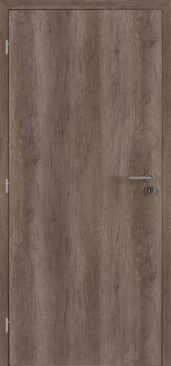 Doornite CPL Interiérové dveře 60 L, 646 × 1983 mm, CPL laminát, levé, dub americký, plné