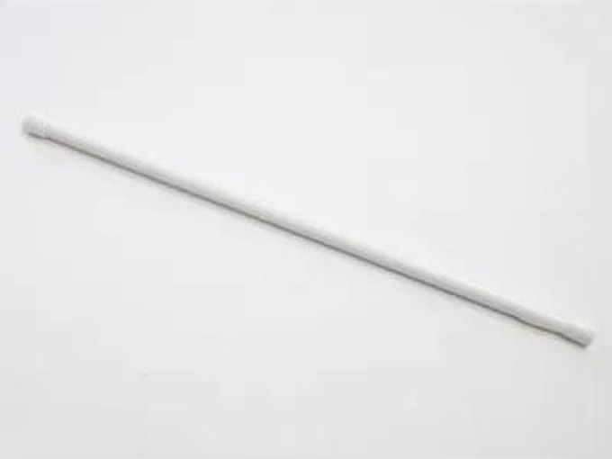 Rozpěrná hliníková tyč na sprchový závěs, bílá, 70-120 cm
