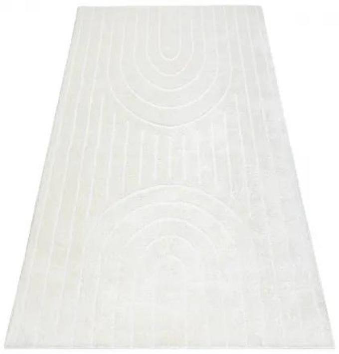 Moderní koberec MODE 8494 geometrická krémová velikost 200x290 cm | krásné koberce cz