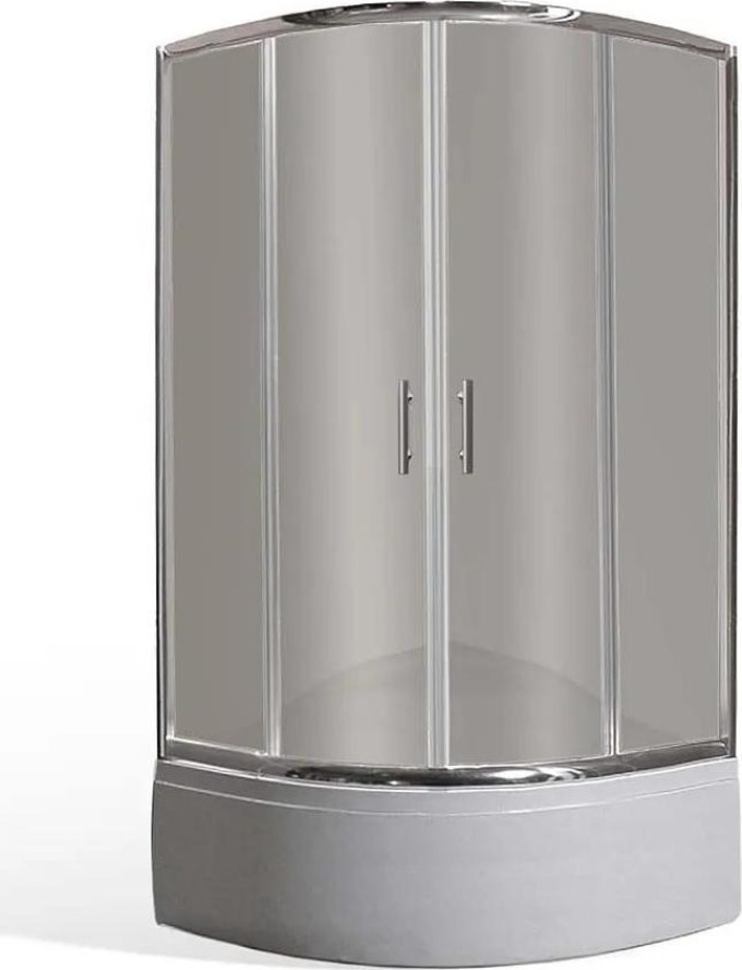 ROTH Čtvrtkruhový sprchový kout PESCARA NEO, 90 × 90 × 165 cm, tloušťka skla: 4 mm, matné