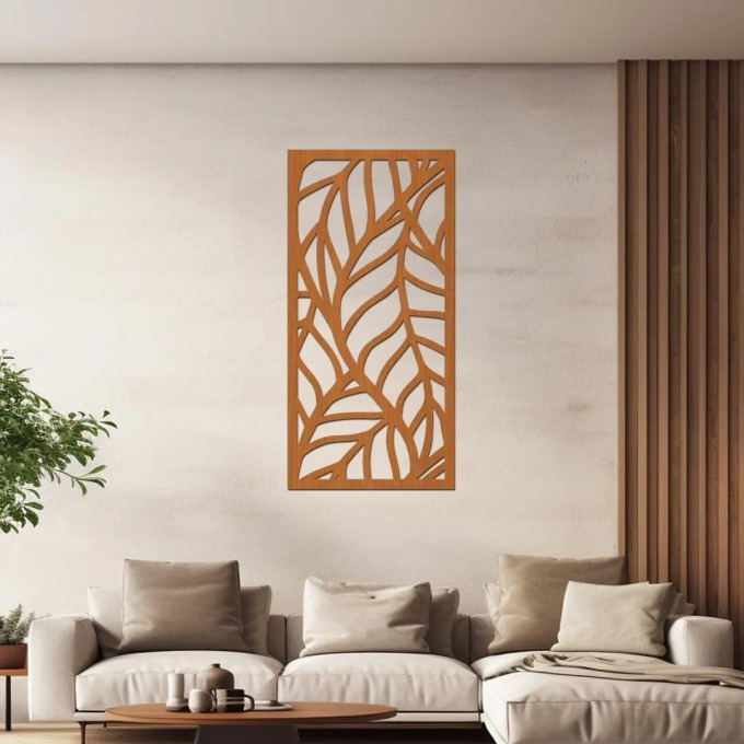 dřevo života Dekorační panel LEAF Rozměry (cm): 20x40, Barevný vzor: Třešeň