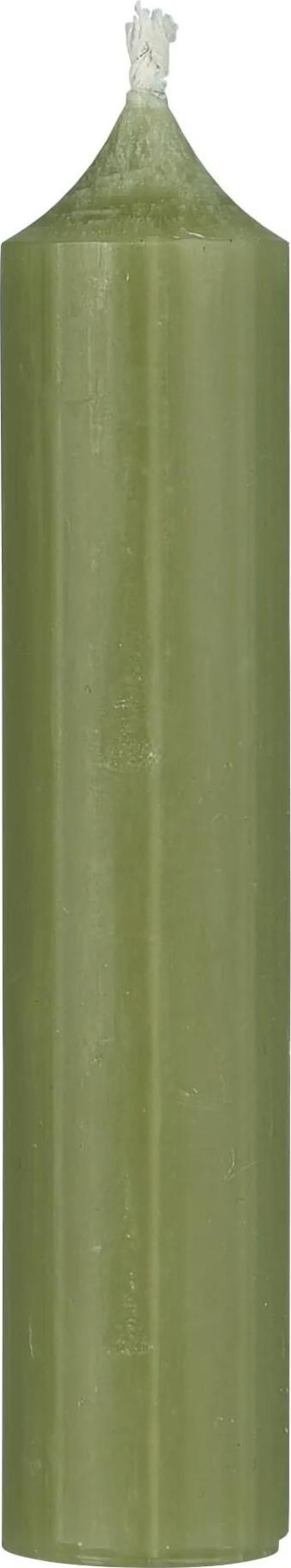 IB LAURSEN Svíčka Moss Green 11 cm, zelená barva, vosk
