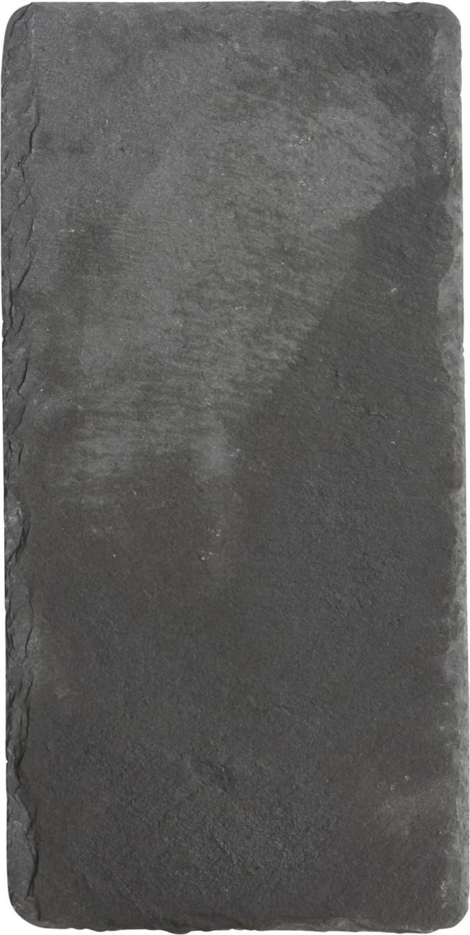 Nicolas Vahé Břidlicová servírovací podložka Slate 20x12 cm, černá barva, kámen