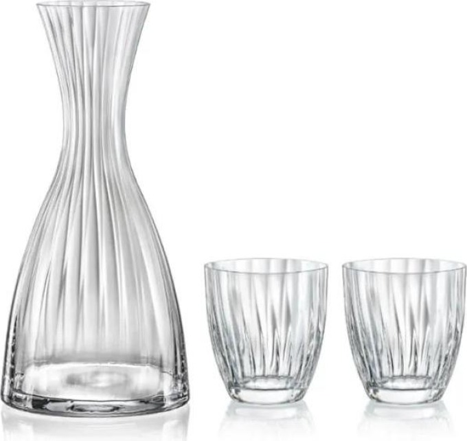 Crystalex - Bohemia Crystal Set na nealko nápoje Kate Optic 1.200 ml, 1+2 ks