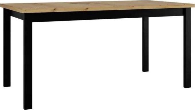 Rozkládací stůl Diesel 90 x 160/200 IV, Barva dřeva: dub artisan - L, Barvy nožiček: černá