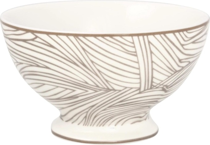 GREEN GATE Porcelánová miska Wilja Beige 400 ml, béžová barva, porcelán