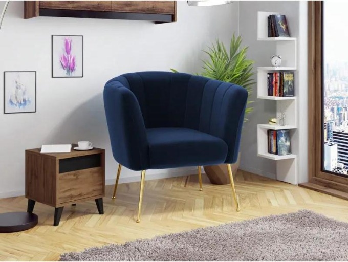 Čalouněné křeslo Rimilo, Potah: Magic Velvet 2216
