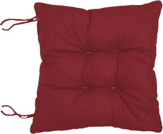XPOSE® Sedák na židli REST - vínový 40x40 cm