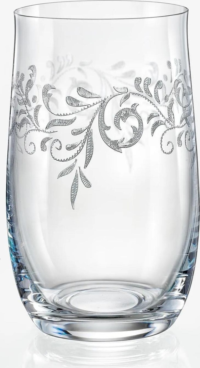 Crystalex - Bohemia Crystal Sklenice na nealko Angela leptané 380 ml, 6 ks