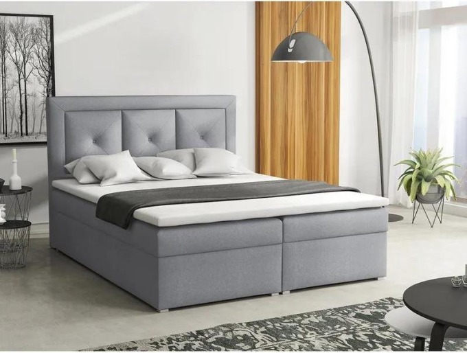 Kontinentální postel Koay Plus Box, Rozměr postele: 140x200, Potah: Victoria 14 866