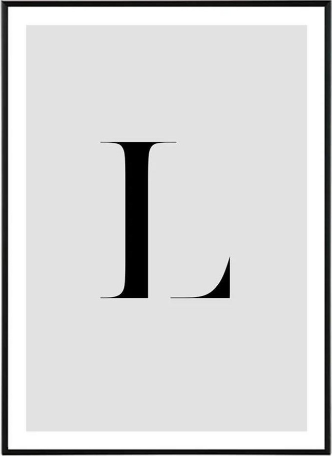 Letter L - 40x50 cm - na přání Obraz