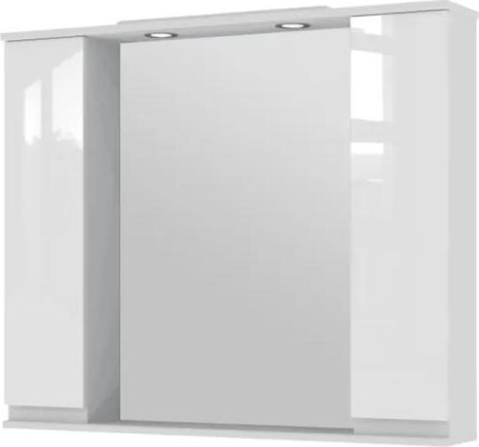 Kingsbath Auriga 100 závěsná koupelnová skříňka se zrcadlem a LED osvětlením