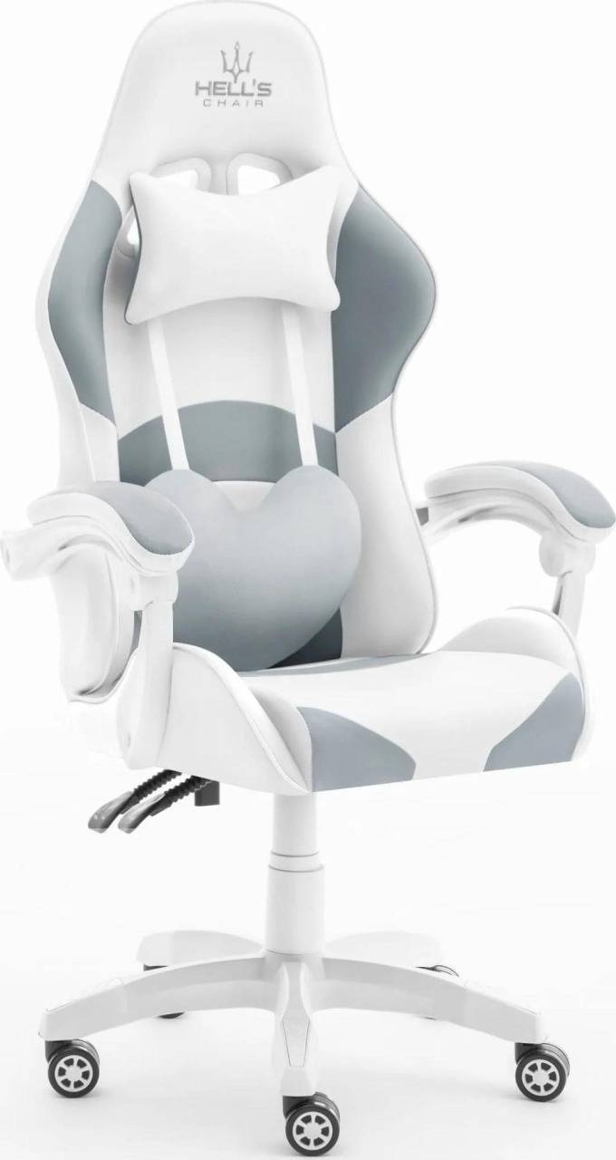Herní židle Rainbow bílá - Pohodlná a ergonomická židle s originálním designem pro dlouhé hodiny hraní i práce u počítače