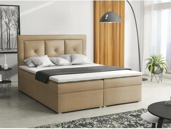Kontinentální postel Koay Plus Box, Rozměr postele: 140x200, Potah: Victoria 14 853