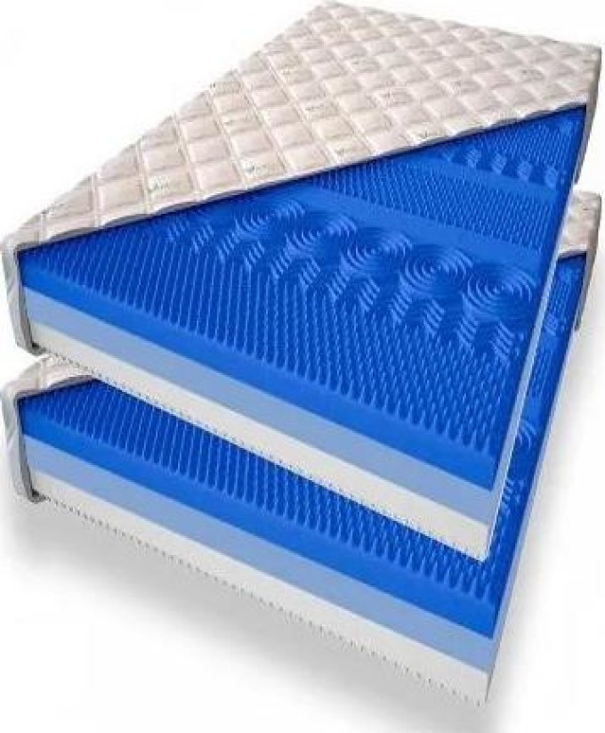 Komfortní 7 zónová matrace s vysokou užitnou hodnotou pro partnery s výškou 25 cm a nosností 130 kg