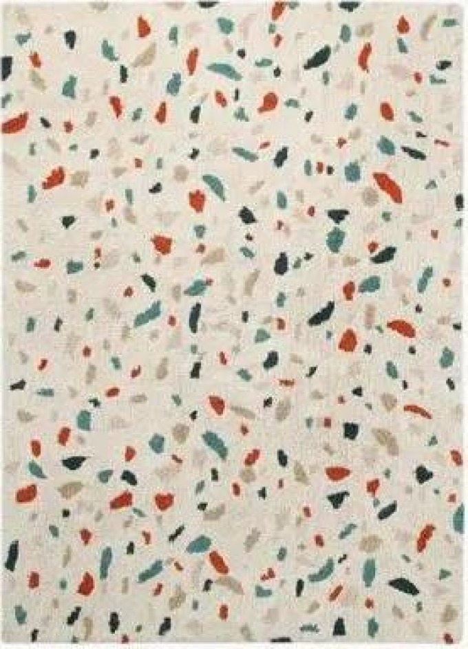 Ručně tkaný dětský koberec Terrazzo, pratelný
