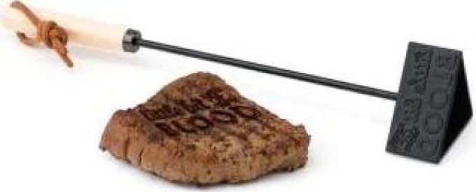 Kovové razítko na maso BBQ Luckies