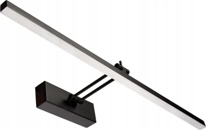 Nástěnné svítidlo LED do koupelny - 60 cm - 14 W černé s neobvyklým designem a vysokou odolností