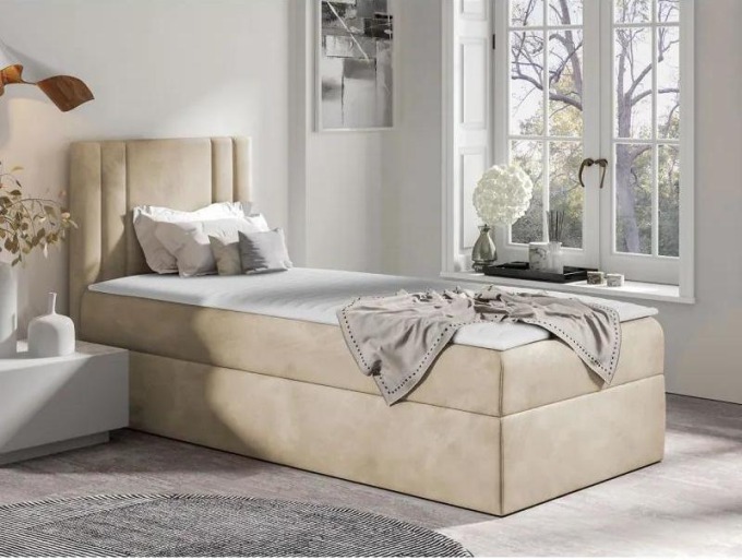 Jednolůžková postel Neresko Mini, Strana: levá, Rozměr postele: 90x200, Barva:: Kameleon 04