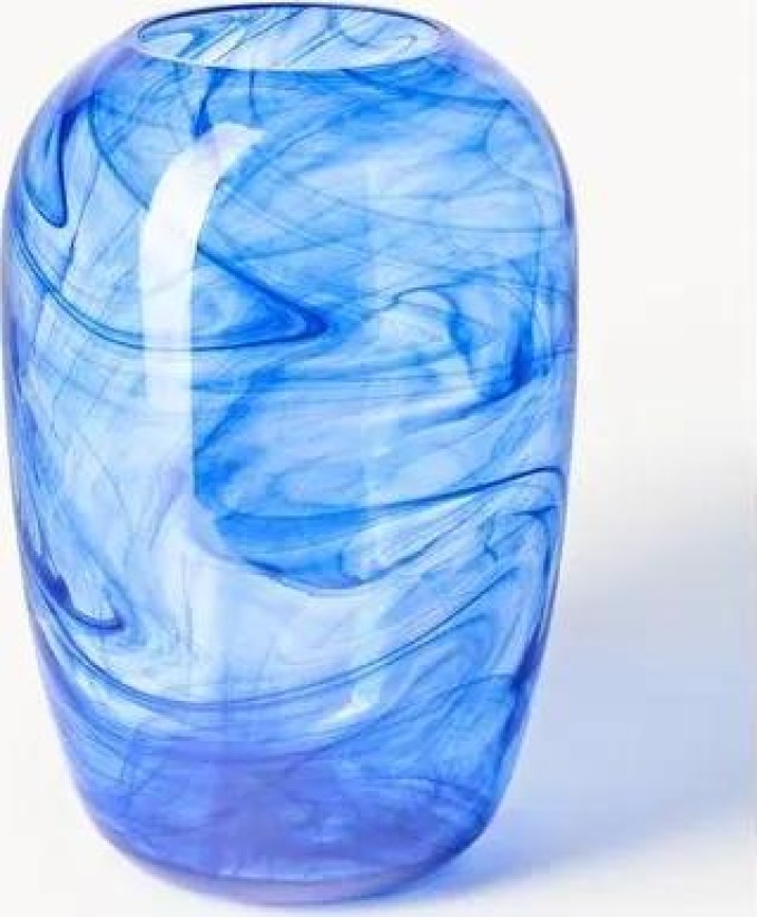 Ručně vyrobená skleněná váza Helvi
