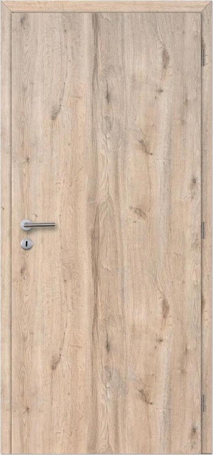 Doornite Interiérové dveře 70 L, 746 × 1983 mm, fólie, levé, dub Hudson, plné