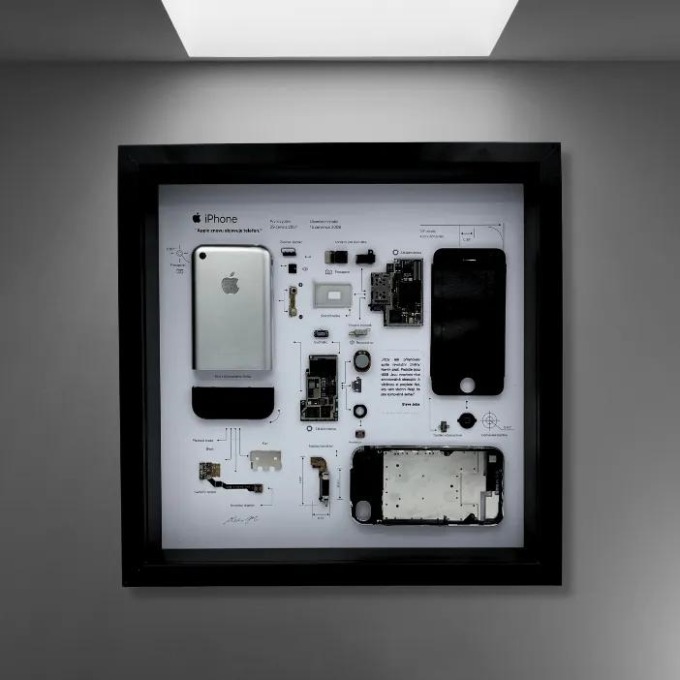 Obraz, Apple iPhone 2G Černá