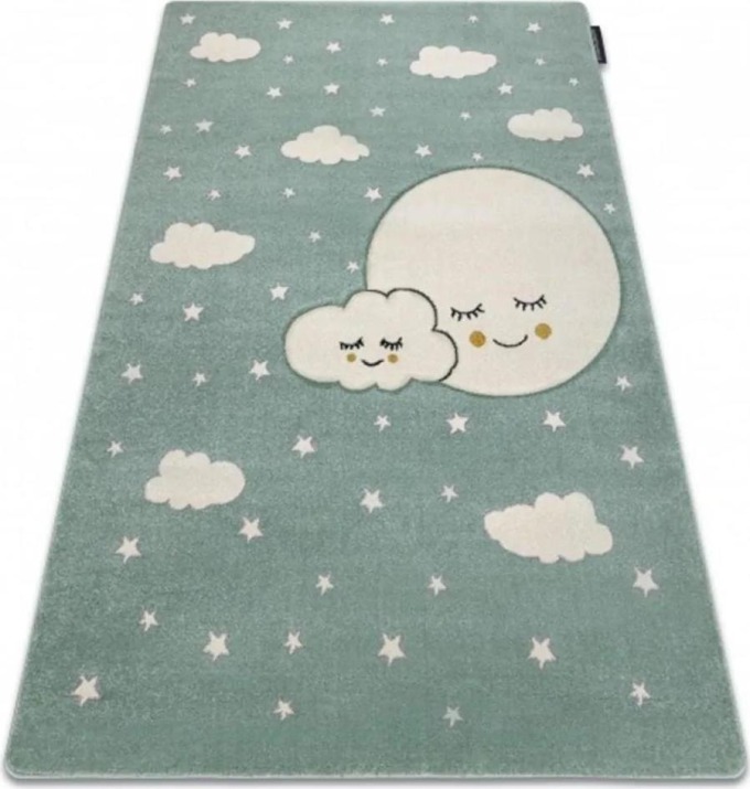 Dětský kusový koberec Měsíc mátový 120x170cm