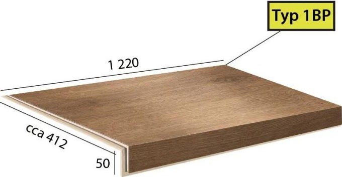 Vinylové schody Objectline Step 1BP - 5706 Dub Milano