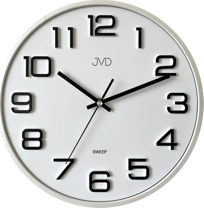 Designové nástěnné hodiny JVD HX2472.3 bílé