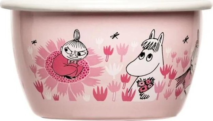 Miska Moomin Girls 0,3l, smalt / růžová