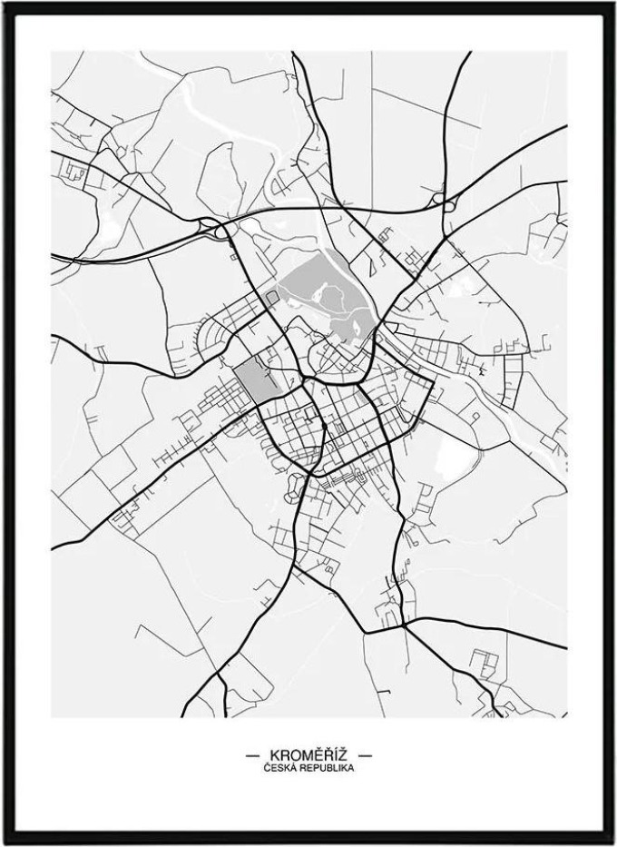 Kroměříž - 50x70 cm Obraz