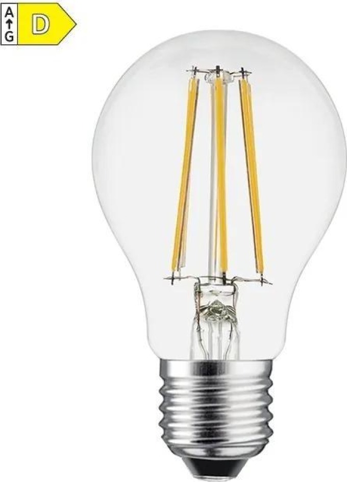 Diolamp LED Filament žárovka čirá A60 6W/230V/E27/6500K/840Lm/360°