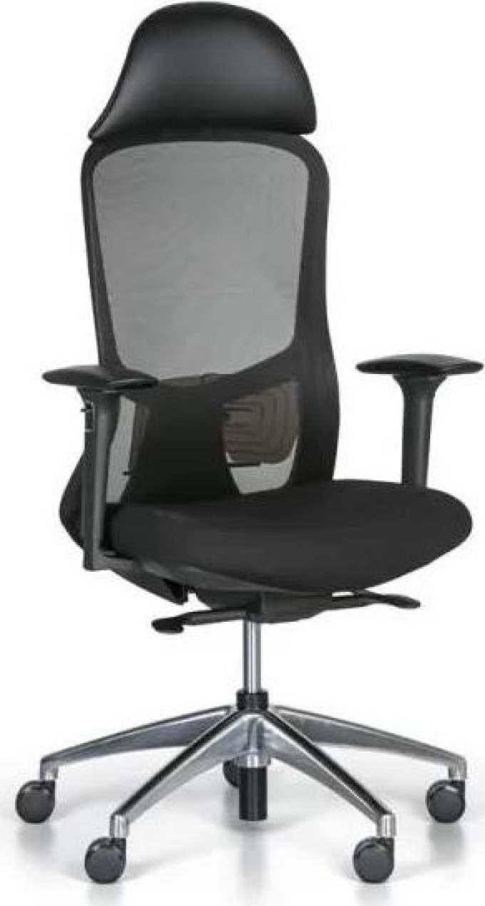 Kancelářská židle SEAT, černá